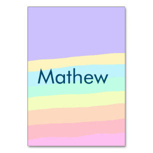 Numeração De Mesa letra inicial simples monograma adicione seu nome 