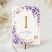 Liloxo Purple Dourado Quinceanera