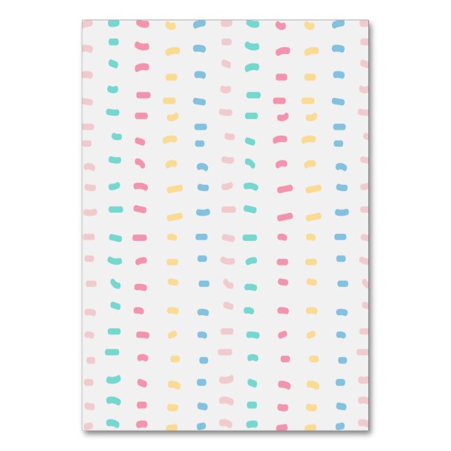 Numeração De Mesa Linhas padrão (Frente)