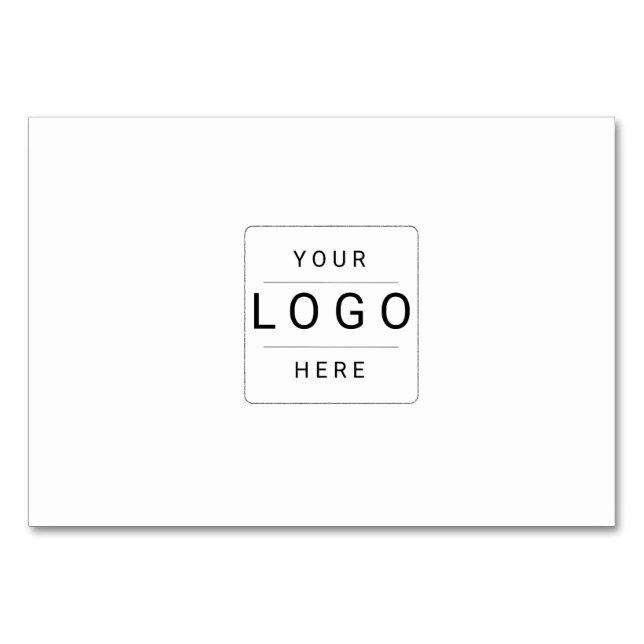 Numeração De Mesa Logotipo Personalizado (Frente)