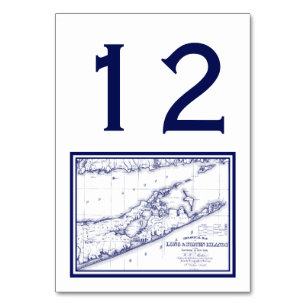 Numeração De Mesa Long Island - O Mapa De Hamptons