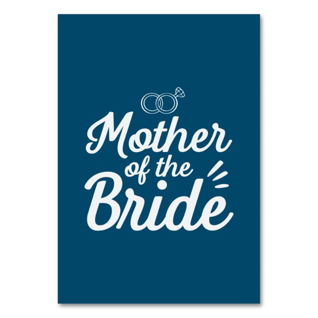 Numeração De Mesa Mãe Da Noiva (Frente)