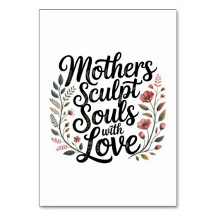 Numeração De Mesa Mães Escultam Almas Com Amor