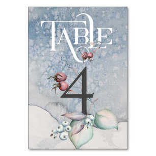 Numeração De Mesa Magia/Mesa de Natal nº 4