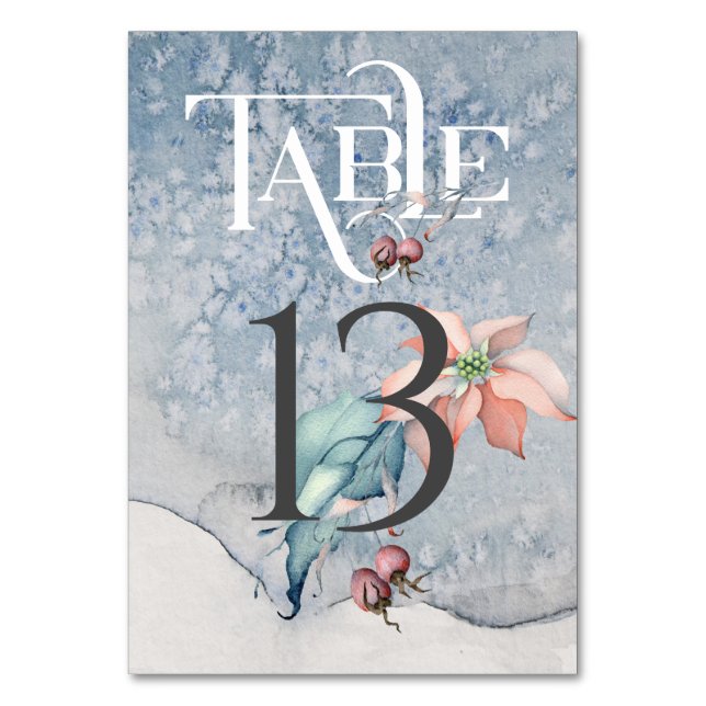 Numeração De Mesa Magia/Mesa Natal nº 13 (Frente)