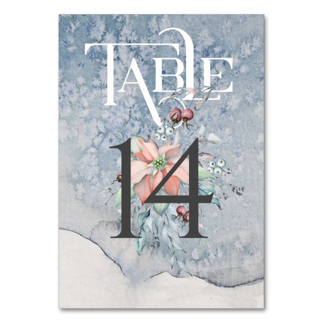 Numeração De Mesa Magia/Mesa Natal nº 14 (Frente)