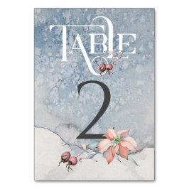 Numeração De Mesa Magia Natal/Mesa Recepção de casamento nº 2