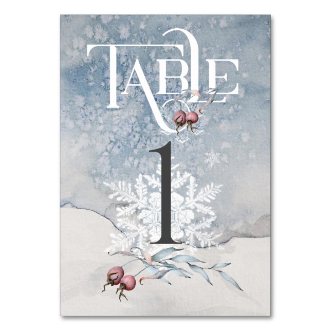 Numeração De Mesa Magia/Recepção de casamento Natal (Frente)