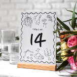 Numeração De Mesa Manuscrito Simulativo Simples Manuscrito De Mão<br><div class="desc">Adicione charme à sua recepção com estes números de mesas de casamento,  caprichosos e desenhados à mão! Apresentando detalhes manuscritos e esquisitos,  eles trazem um toque divertido e criativo às suas configurações de mesa,  combinando perfeitamente diversão e elegância para o seu dia especial.</div>