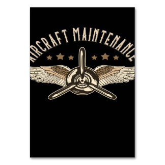 Numeração De Mesa Manutenção de aeronaves | DESIGN LEGAL