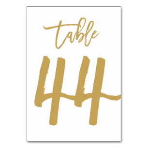 Numeração De Mesa Mão chique mesa rotulada para numerar a mesa 44 d