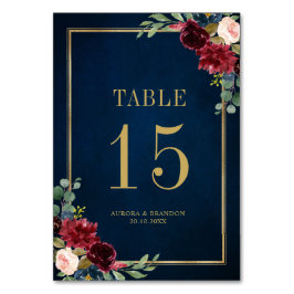 Numeração De Mesa Marinho Azul Cor-de-rosa Rosa Rosa Numeração da Ta