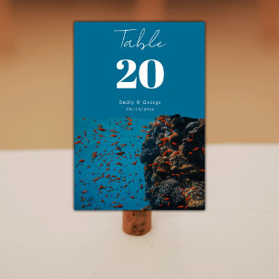 Numeração De Mesa Marinho Mar Submarino Recifes de Peixes Oceanos Ca