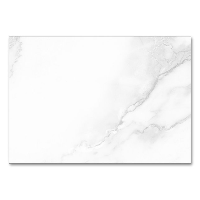 Numeração De Mesa Mármore Branco (Frente)