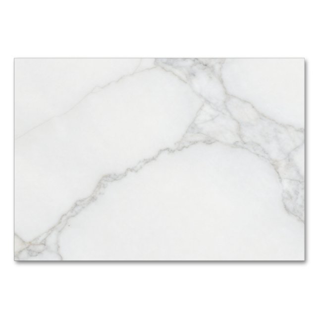 Numeração De Mesa Mármore Branco (Frente)