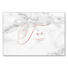 Numeração De Mesa Mármore Dourado Rosa Falso Caligrafia Romântica Do