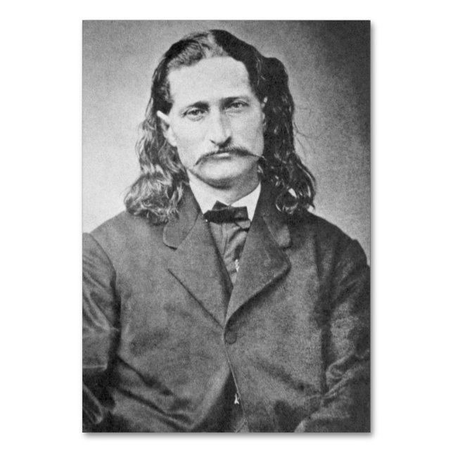 Numeração De Mesa Marshal Wild Bill Hickok Old West Guncater (Frente)