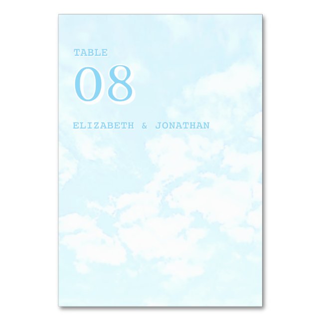 Numeração De Mesa Match Made In Heaven Wedding (Frente)