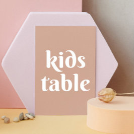 Numeração De Mesa Meninos de casamento simples e minimalistas, cor-d