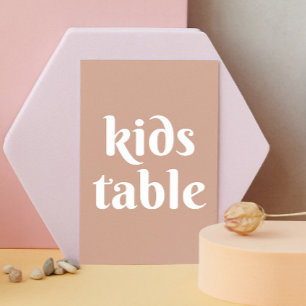 Numeração De Mesa Meninos de casamento simples e minimalistas, cor-d