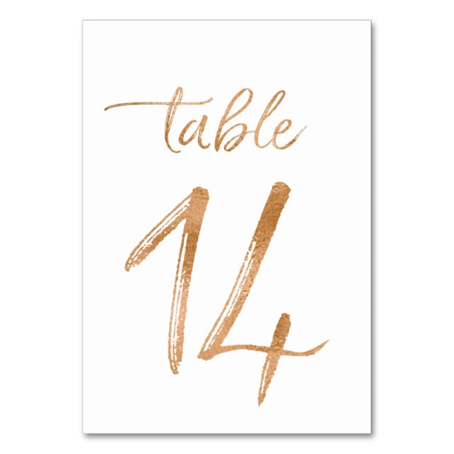 Numeração De Mesa Mesa 14 (Frente)