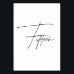 Numeração De Mesa Mesa Calligráfica Elegante Número da tabela 15<br><div class="desc">Estes elegantes números minimalistas das mesas de casamento da moda apresentam simples letras negras caligráficas contra fundo branco. Vai combinar com qualquer tema de casamento. Números de tabela de 1 a 20 disponíveis,  veja o Elegante preto e branco Número de tabela Coleção na minha loja Wowweds.</div>