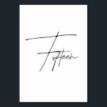 Numeração De Mesa Mesa Calligráfica Elegante Número da tabela 15<br><div class="desc">Estes elegantes números minimalistas das mesas de casamento da moda apresentam simples letras negras caligráficas contra fundo branco. Vai combinar com qualquer tema de casamento. Números de tabela de 1 a 20 disponíveis,  veja o Elegante preto e branco Número de tabela Coleção na minha loja Wowweds.</div>