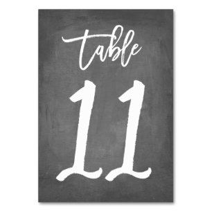 Numeração De Mesa Mesa chique 11 do número da mesa do quadro da
