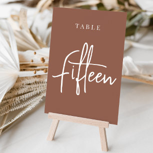 Numeração De Mesa Mesa com script de ferrugem 50