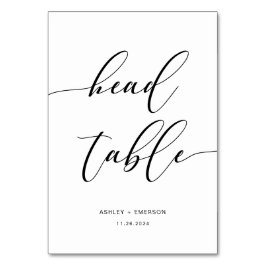 Numeração De Mesa Mesa de Cabeça do Número da Mesa Russa Moderna