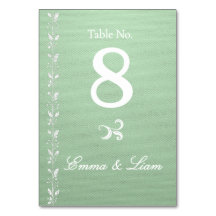 Mesa de Casamento Verde Pistácio Elegante
