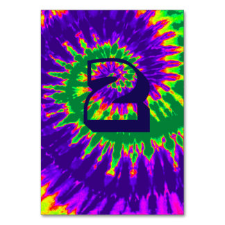 Numeração De Mesa Mesa Dois de Casamento Seco de Coluna Espiral Roxo