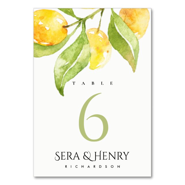 Numeração De Mesa Mesa DOURADA DE FOLIAGEM DE ÁGUA VERDE AMARELO (Frente)