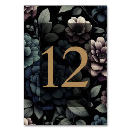 Numeração De Mesa Mesa Floral Blue Moody 12