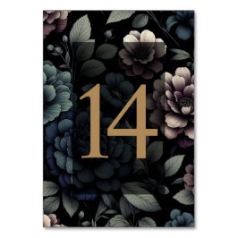 Numeração De Mesa Mesa Floral Blue Moody 14