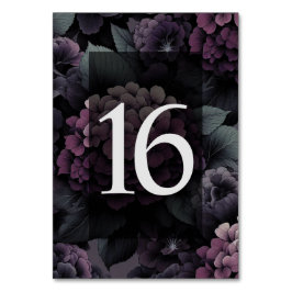 Numeração De Mesa Mesa Floral Purple Moody 16