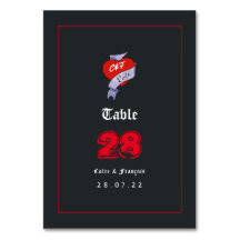 Monograma de Casamento de Rock e Roll