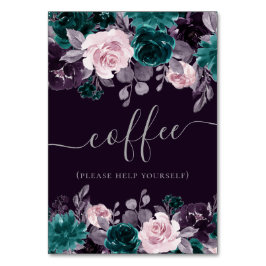 Numeração De Mesa Moody Boho | Abóbora-escura Roxo e Tratamento do T