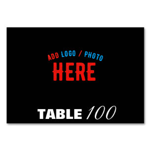 NUMERAÇÃO DE MESA NA MODA MODERNO PERSONALIZÁVEL NEGRO VERIFICADO CO