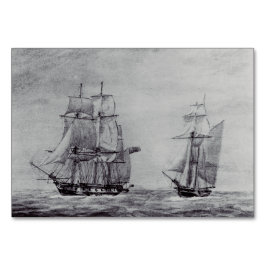 Numeração De Mesa Navios Gráficos de Arte Fina Oceanic Trek
