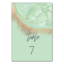 Neo mint rosegold marble agate calliografia elegan