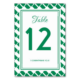 Numeração De Mesa NIGÉRIA FLAG Banquet Celebration Wedding Modern