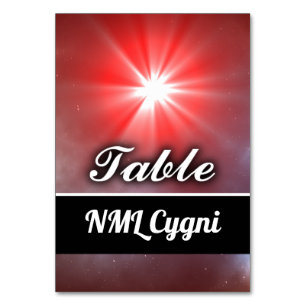 Numeração De Mesa NML Cygni