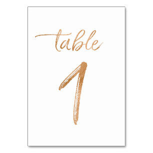 Numeração De Mesa No. 1 da mesa