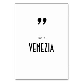 Numeração De Mesa Nom de table Apostrophe