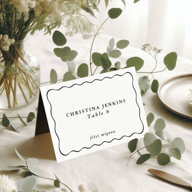 Numeração De Mesa Nome de Convidado Personalizado de Casamento de Qu (Criador carregado)