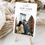 Numeração De Mesa Nome e Foto de Destino de Viagem de Casamento<br><div class="desc">Adicione um toque especial de acabamento às suas mesas de recepção de casamento com estas placas de número personalizadas da tabela de fotos. Nomeie cada mesa após um destino de viagem memorável e adicione uma foto e o nome de destino a esses detentores exclusivos de cartão. Sua foto está alinhada...</div>