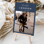 Numeração De Mesa Nome e Foto de Destino de Viagem de Casamento<br><div class="desc">Adicione um toque especial de acabamento às suas mesas de recepção de casamento com estas placas de número personalizadas da tabela de fotos. Nomeie cada mesa após um destino de viagem memorável e adicione uma foto e o nome de destino a esses detentores exclusivos de cartão. Sua foto está alinhada...</div>