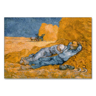 Numeração De Mesa Noon - Descanso do Trabalho de Vincent Van Gogh