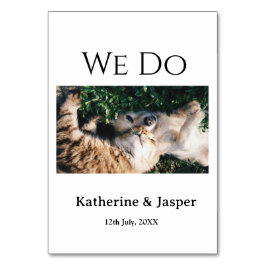 Numeração De Mesa Nós fazemos nome de estimação de noivado de casame